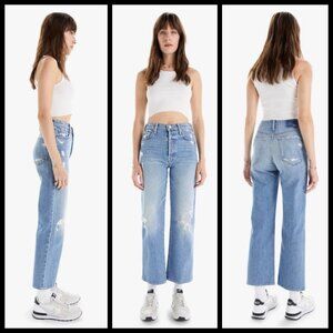 💕MOTHER SUPERIOR💕 The Rambler Ankle Jeans High Rise ~ Holy Melancholy 28 NWOT